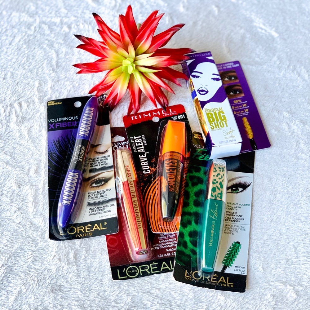 Maybelline🔹Rimmel🔹L’Oréal Mascaras